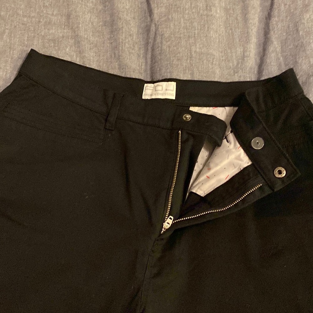 FOJ French dressing black dress pants